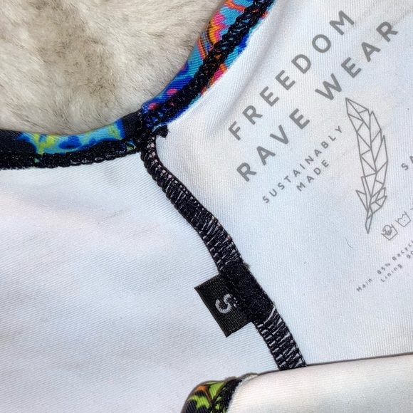 SOLD on Depop - Freedom Ravewear Lucidity Brazilian Bikini Bottoms - Picture 2 of 5